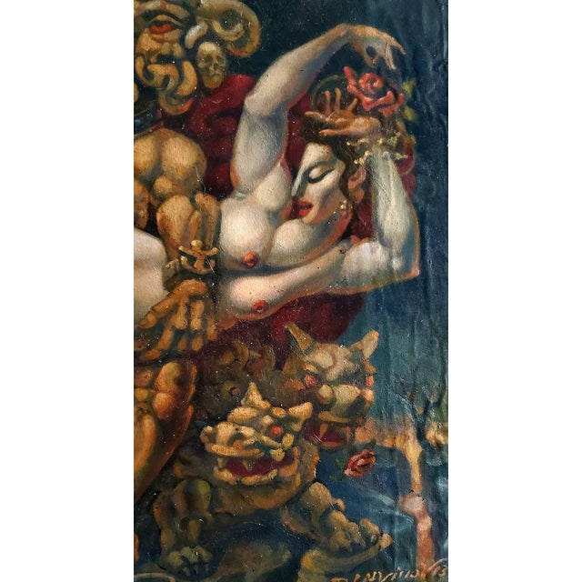 2010s Oil Painting the Abduction of Proserpina Daniil Litvinov For Sale - Image 5 of 6