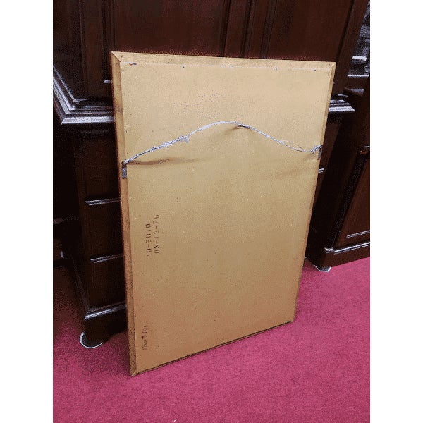 Vintage Maple Scalloped Mirror, Ethan Allen Furniture Chairish