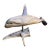 Vintage Hand Carved, Wooden Whale Sculpture,signed For Sale