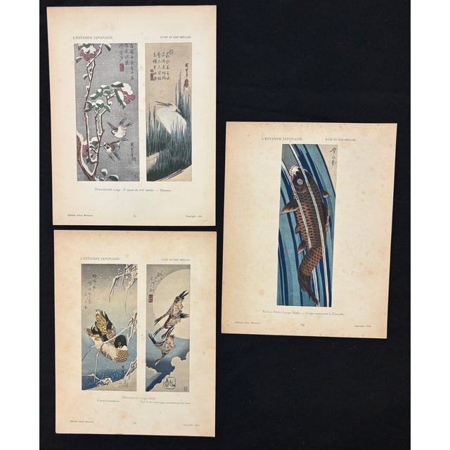 Japanese Prints by 18th & 19th Century Artists, Collected by Gaston Migeon, Louvre Museum Curator, 1923 Vol 2 For Sale - Image 14 of 18