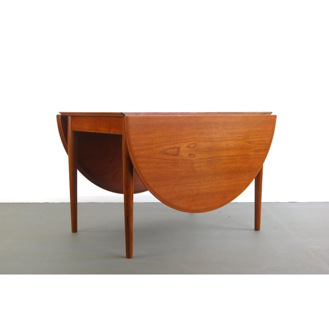 Arne Vodder for Sibast Danish Modern Teak Model 227 Extension Dining Table For Sale - Image 13 of 13