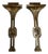Italian Deco Style Wall Lamps in Bronze attributed to Banci, 1970s, Set of 2 For Sale