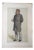 Antique Caricature of James Russell Lowell For Sale