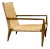 t.h. Robsjohn Gibbings Lounge Chair, Model 1720, 1950 For Sale