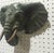Mid-Century Modern Pair of Bronze Elephant Heads For Sale - Image 6 of 9