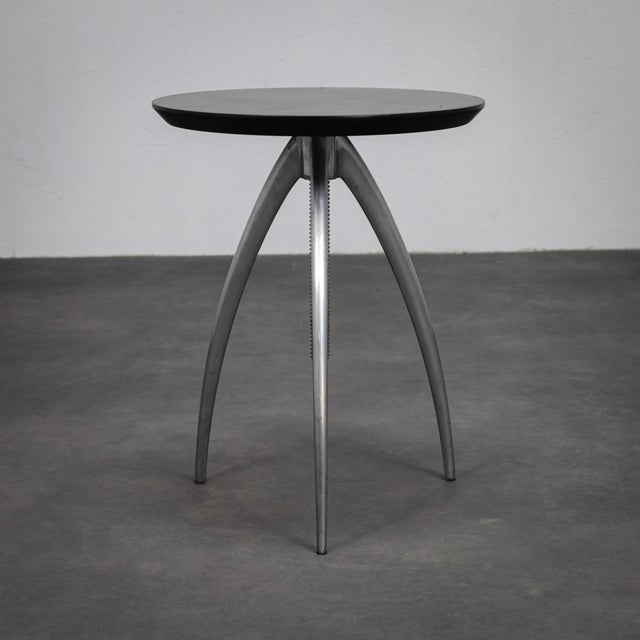 A distinctive pair of vicieuses side tables designed by philippe starck for driade in italy in 1992. These tables...