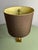 Hollywood Regency Brass Column Table Lamp attributed to Maison Jansen France, 1970s For Sale - Image 12 of 15