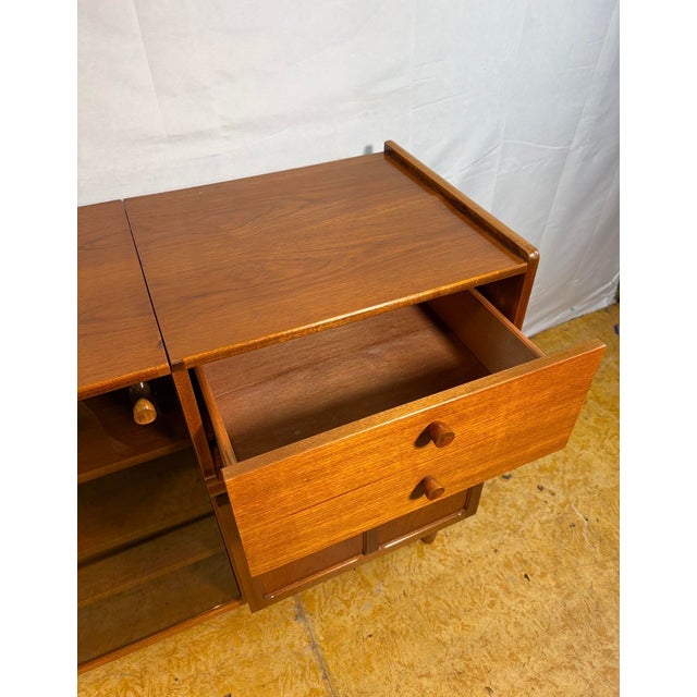 1960s Mid-Century Modern Teak Music Cabinet by Nathan, 1960 For Sale - Image 5 of 14
