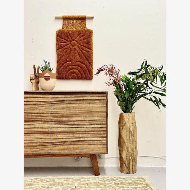 Mid Century Modern Style Credenza 3 Door Tv Cabinet. For Sale - Image 10 of 10