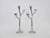 Italian Tree Candlesticks in Cast Aluminum, 1980s For Sale - Image 4 of 8