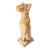 19th or 20th Century Egyptian Revival Faience Type Pottery Figure of a Seated Dog For Sale