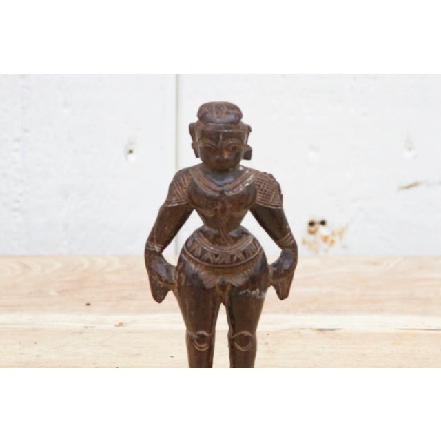 Small Carved Indian Attendant For Sale - Image 4 of 10