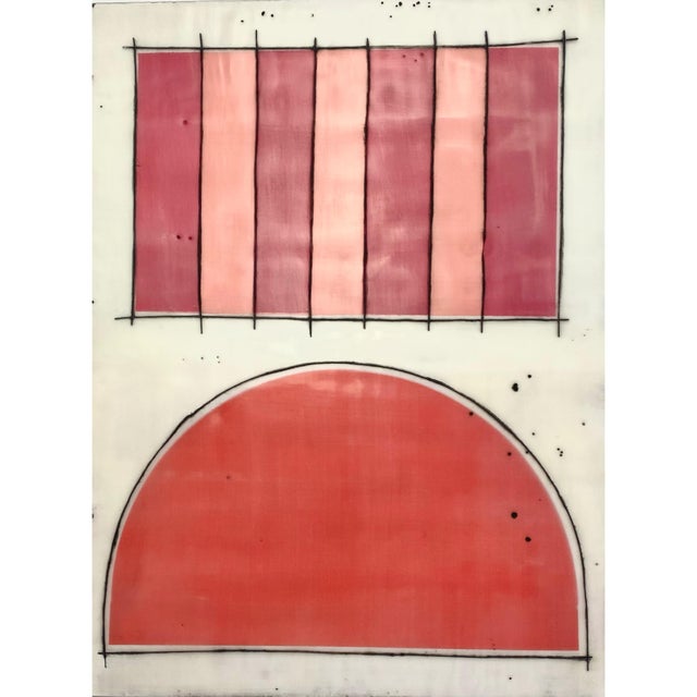 Encaustic Mixed Media Installation by Gina Cochran - "Sweetwater" - 9 Panels For Sale - Image 6 of 11