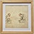 Tan Set of 4 Antique Japanese Edo Era Comical Paintings / Early Manga – Newly Framed For Sale - Image 8 of 9