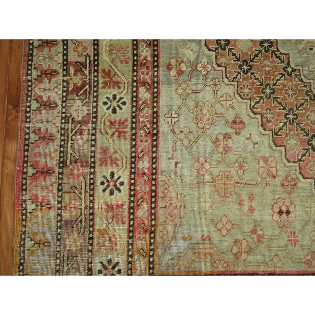 Turkish Large Geometric Antique Khotan rug no. 8340 For Sale - Image 3 of 8
