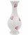 Limoges, France Mid 20th Century D. Porthault Paris Les Coeurs Pink Hearts Bud Vase Porcelain Limoges For Sale - Image 4 of 7