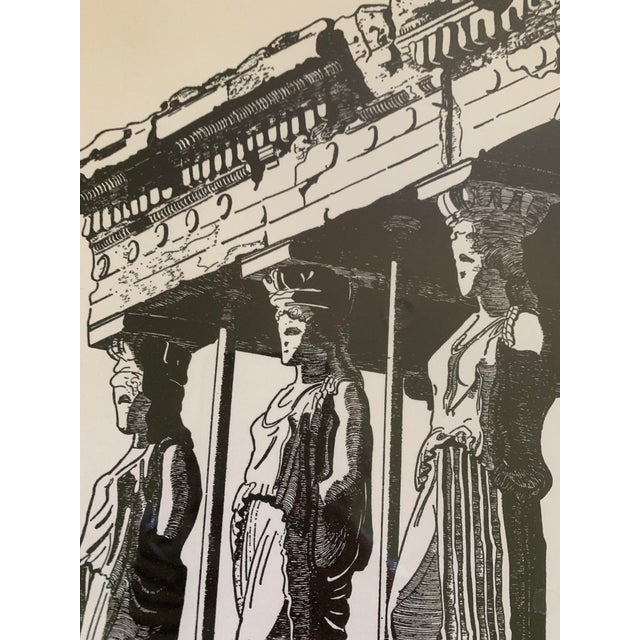 Vintage Architectural Etching of Roman Ruins by Vanderkloot Set of 2 For Sale - Image 4 of 7