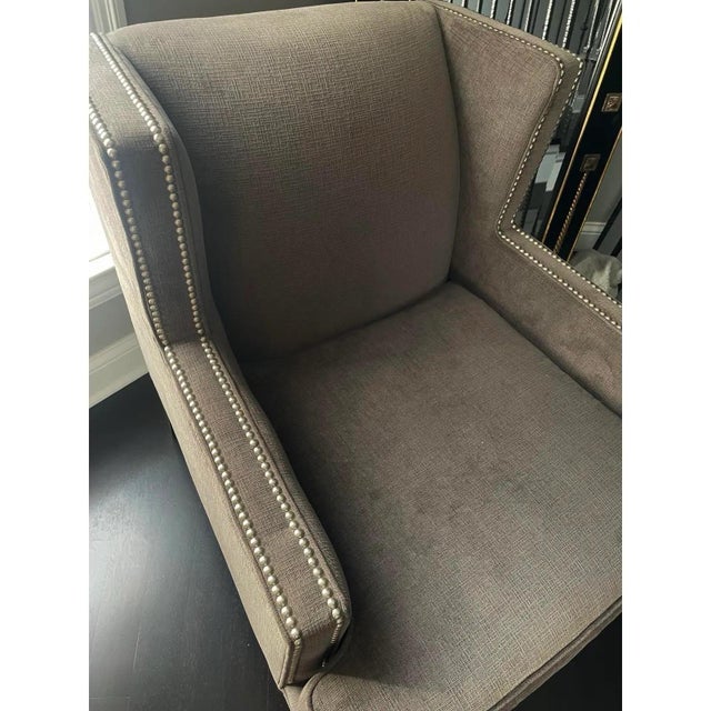 2020s Modern Gray Accent Chair by Mitchell Gold + Bob Williams For Sale - Image 5 of 7