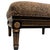 French Late 20th Century Interior Crafts French Ebony Gold Gilded Leopard Chenille Footstool For Sale - Image 3 of 11