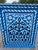 2020s Hand Painted Mediterranean Medicine Cabinet / Wall Shelf / Royal Blue and White Zouak For Sale - Image 5 of 7