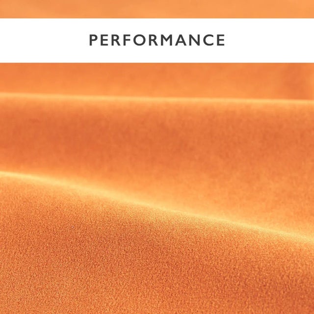 Harlequin Performance Velvets Fabric in Clementine - a Sample For Sale