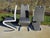 Zig Zag Chairs with Chrome Base, 2000s, Set of 3 For Sale - Image 4 of 18