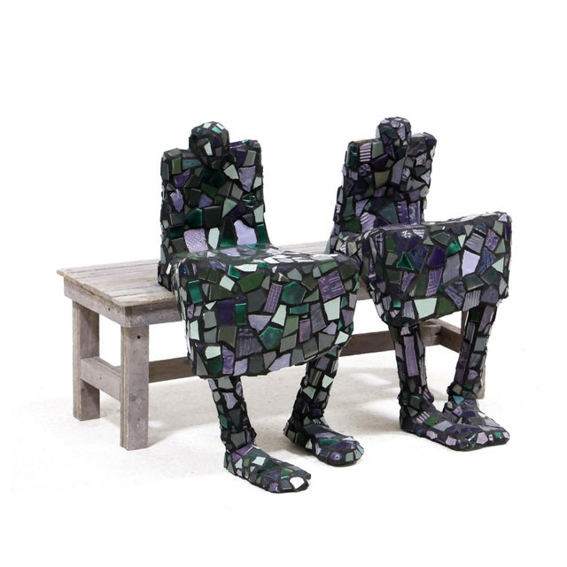American Late 20th Century Leslie Hawk (American, B. 1953), Willy & Wanda For Sale - Image 3 of 8