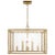 Transitional Alexa Hampton By Visual Comfort Studio Erro 8-Light Large Lantern Pendant in Burnished Brass For Sale - Image 3 of 3