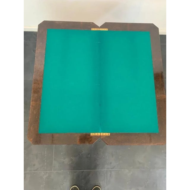 Regency Gambling Table in Mahogany Inlaid on Briar, England, 1800s For Sale - Image 6 of 10