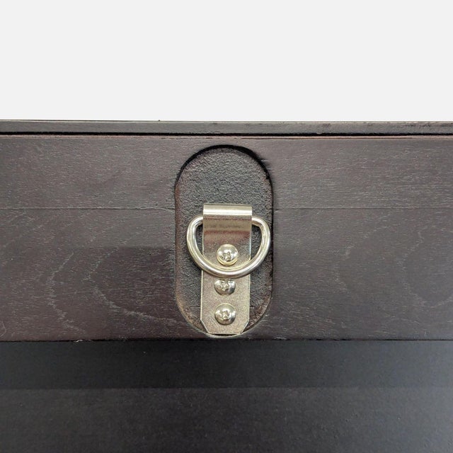 Glass West Elm Wood Framed Floor Mirror For Sale - Image 7 of 7