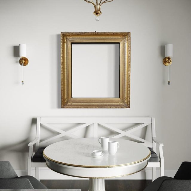 20th Century Louis XVI French Gilded Frame, 1920s For Sale - Image 4 of 13