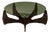 Round Coffee Table Veneered in Rosewood, Italy, 1960s For Sale