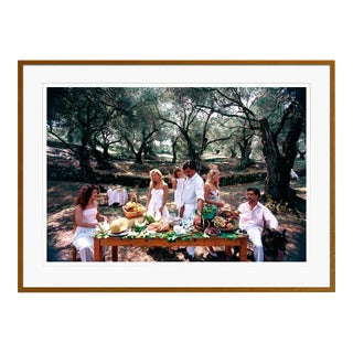 Corfu Picnic 1987 by Slim Aarons Framed C-Print For Sale