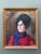 Vintage Original Oil Portrait on Canvas For Sale - Image 12 of 12