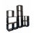 Black Modular Corner Bookcase by Carlo de Carli for Fiarm, Italy, 1970s For Sale - Image 6 of 8