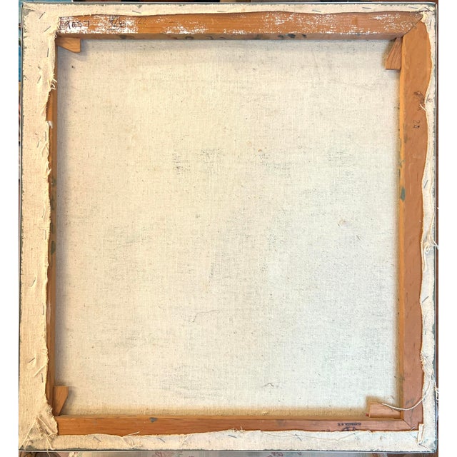 Vase at Dusk - Expressionist Still Life Original Oil Painting by Wright For Sale In Monterey, CA - Image 6 of 6