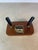 Mid 20th Century Mid-Century Brass & Walnut Perpetual Calendar Desk Set With Pen Holders For Sale - Image 5 of 8