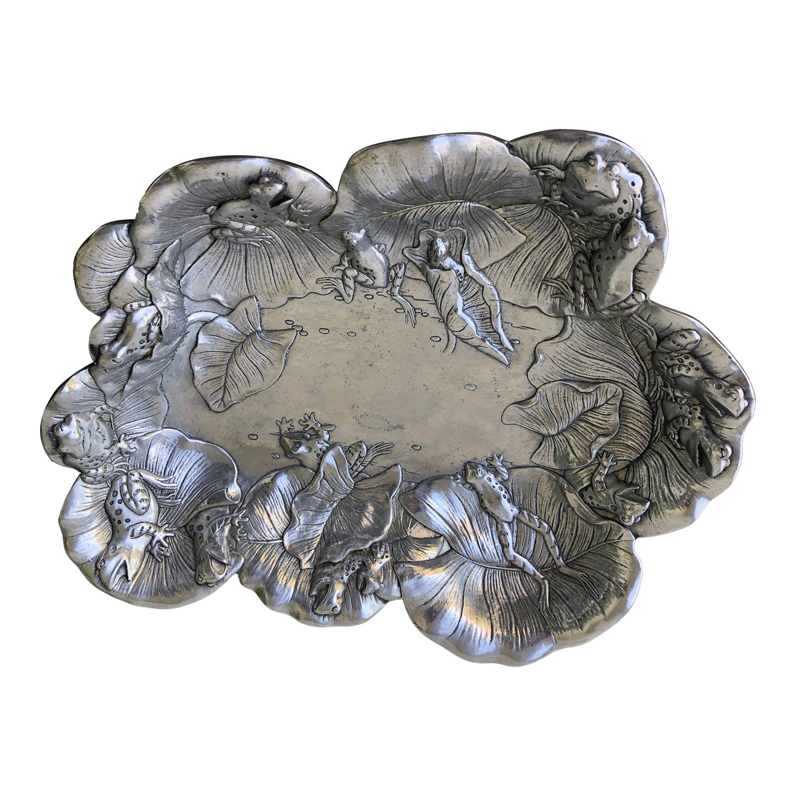 1994 Arthur Court Frog Serving Bowl | Chairish