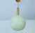 Vintage Italian Pendant Light in Glass, 1950s For Sale - Image 6 of 18