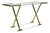 Hollywood Regency Acrylic Glass and Brass Console Table by Charles Hollis Jones, 1980s For Sale