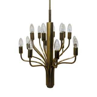 Mid-Century 16-Light Chandelier, 1970s For Sale