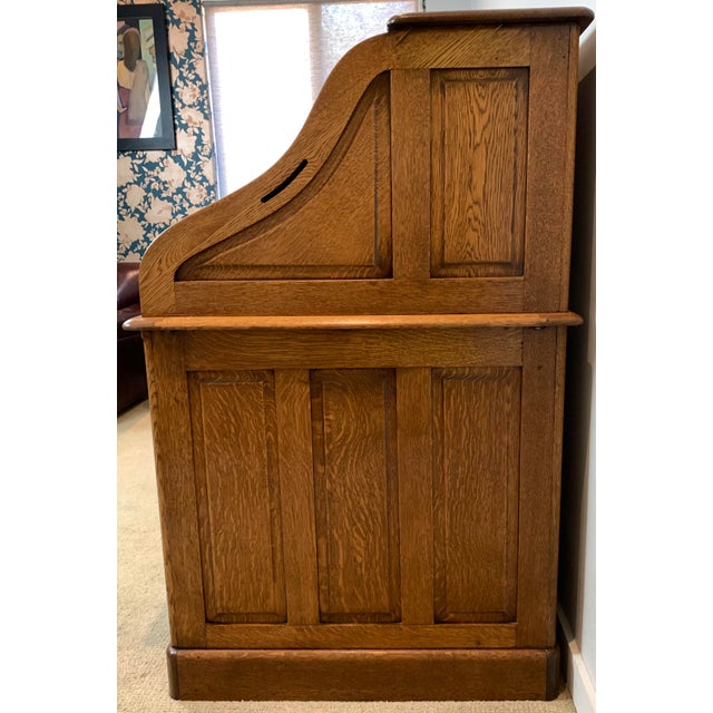 Late 19th Century Rolltop Desk For Sale - Image 12 of 14