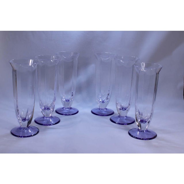 Modern Vintage Champaign Glasses, 1970s, Set of 6 For Sale - Image 3 of 6