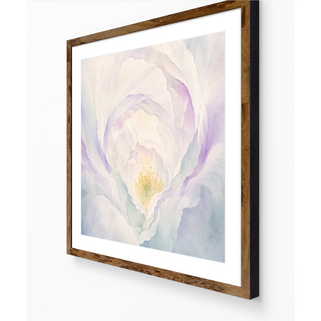 Atelier Aria Lumae Peony Symphony Aquarelle Fine Art Cotton Rag Panels Set of 3 For Sale - Image 17 of 18