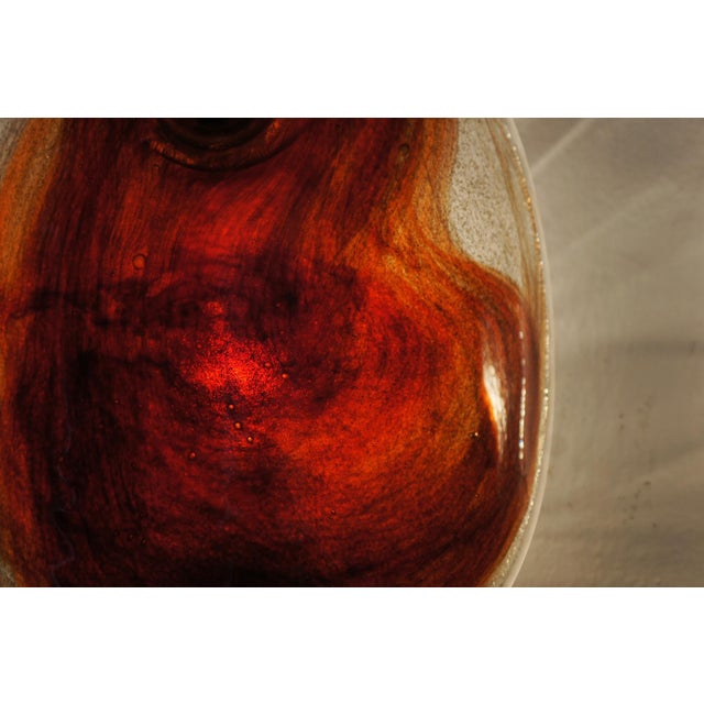 Brown Vintage Glass Sconces by Per Lutken for Holmegaard, 1970s, Set of 2 For Sale - Image 8 of 9
