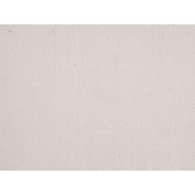 Islamic 1970s Vintage Handmade Wool Cotton White Runner Rug For Sale - Image 3 of 11