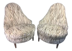 1970s Adrian Pearsall Chairs- a Pair