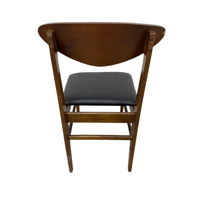 Mid-Century Modern Walnut Dining Chairs - Set of 6 For Sale - Image 9 of 9