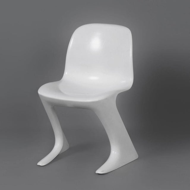 White White Kangaroo Chairs by Ernst Moeckl for Horn, 1960s, Set of 6 For Sale - Image 8 of 11
