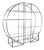 Round Chrome Display Cabinet, 1960s For Sale